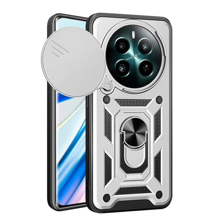 Cover per fotocamera scorrevole Custodia per telefono PC ibrida in TPU, For Realme 12+ 5G Global, For Realme 12 Pro / 12 Pro+ 5G, For Realme Narzo 60x 5G Global