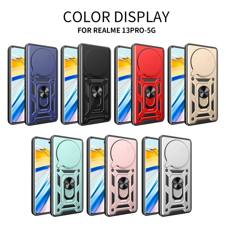 Cover per fotocamera scorrevole Custodia per telefono PC ibrida in TPU, For Realme 13 Pro / 13 Pro+ 5G, For Realme C61 / C63, For Realme 12 5G Global