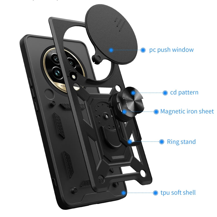 Cover per fotocamera scorrevole Custodia per telefono PC ibrida in TPU, For Realme 13 Pro / 13 Pro+ 5G, For Realme C61 / C63, For Realme 12 5G Global