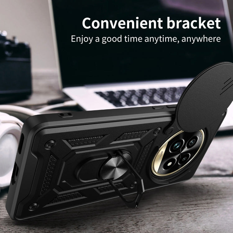 Cover per fotocamera scorrevole Custodia per telefono PC ibrida in TPU, For Realme 13 Pro / 13 Pro+ 5G, For Realme C61 / C63, For Realme 12 5G Global