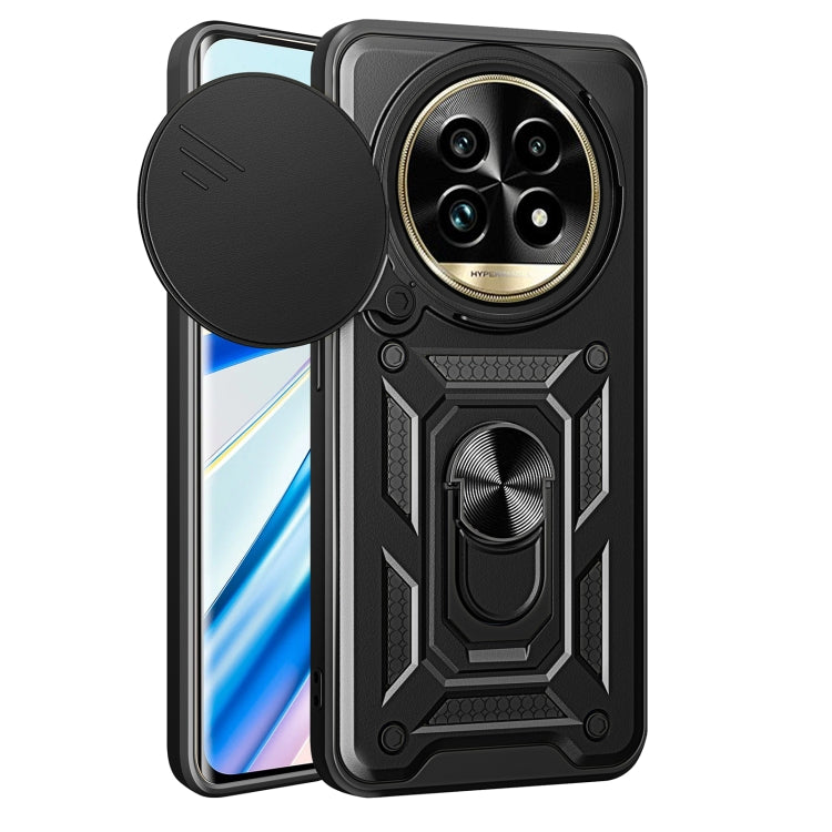 Cover per fotocamera scorrevole Custodia per telefono PC ibrida in TPU, For Realme 13 Pro / 13 Pro+ 5G, For Realme C61 / C63, For Realme 12 5G Global