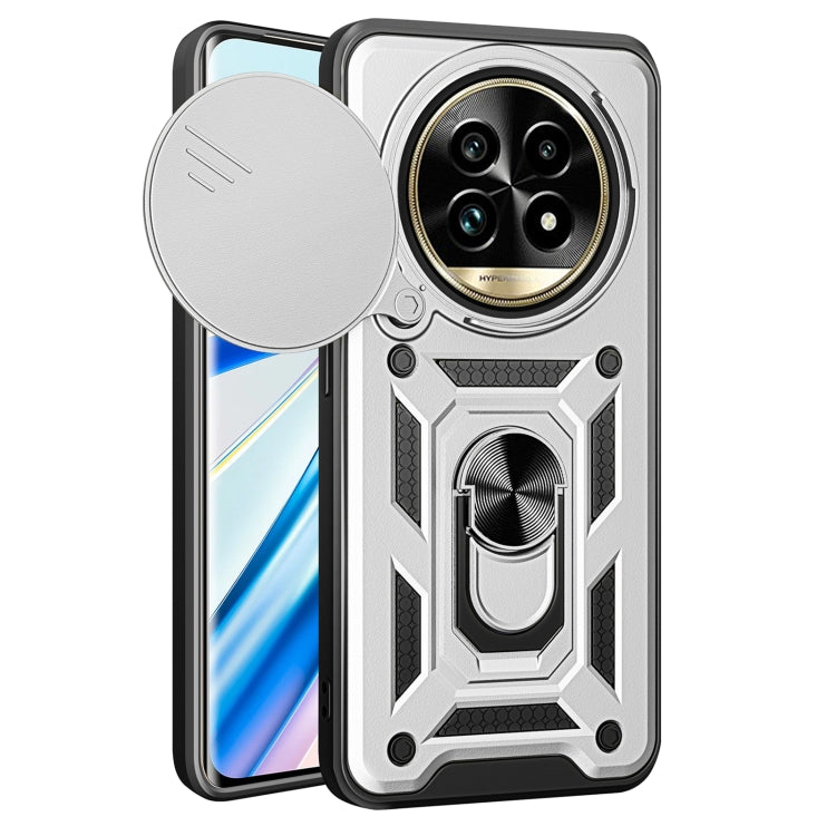 Cover per fotocamera scorrevole Custodia per telefono PC ibrida in TPU, For Realme 13 Pro / 13 Pro+ 5G, For Realme C61 / C63, For Realme 12 5G Global