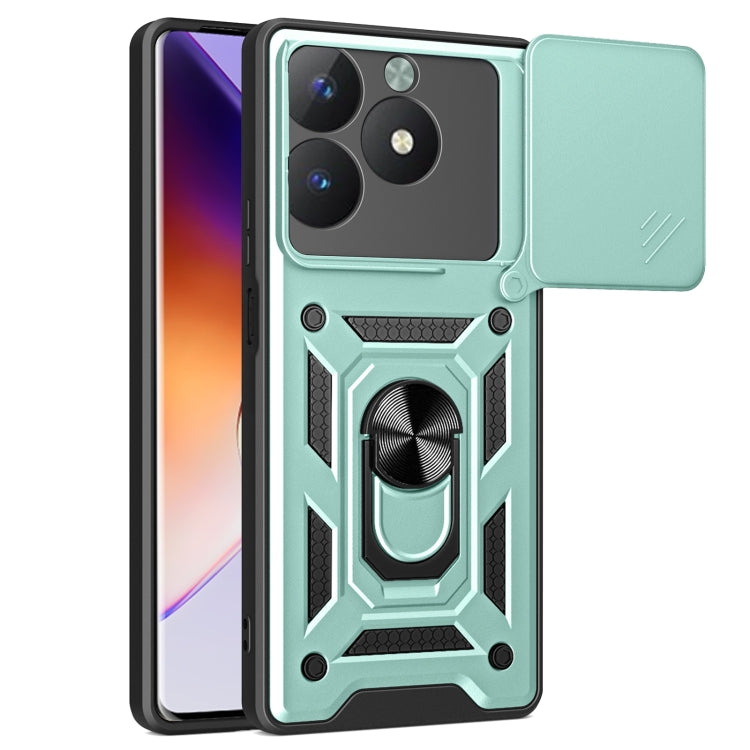 Cover per fotocamera scorrevole Custodia per telefono PC ibrida in TPU, For Realme 13 Pro / 13 Pro+ 5G, For Realme C61 / C63, For Realme 12 5G Global