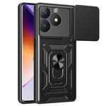 Cover per fotocamera scorrevole Custodia per telefono PC ibrida in TPU, For Realme 13 Pro / 13 Pro+ 5G, For Realme C61 / C63, For Realme 12 5G Global