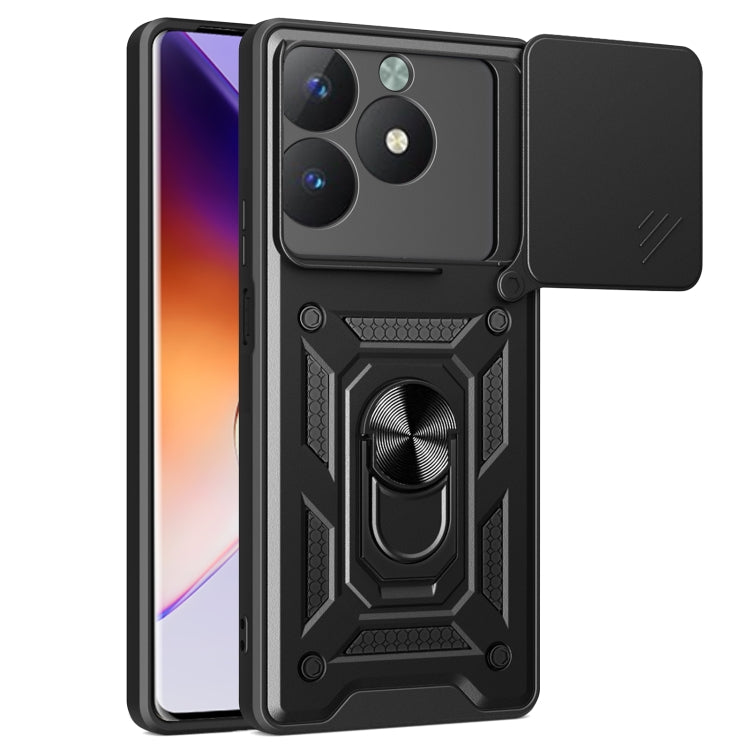 Cover per fotocamera scorrevole Custodia per telefono PC ibrida in TPU, For Realme 13 Pro / 13 Pro+ 5G, For Realme C61 / C63, For Realme 12 5G Global