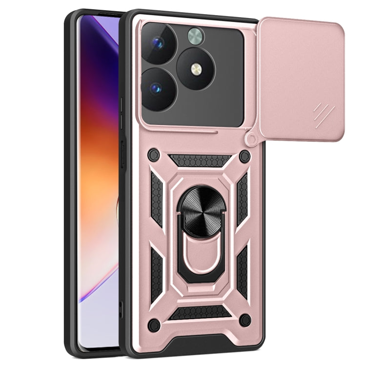 Cover per fotocamera scorrevole Custodia per telefono PC ibrida in TPU, For Realme 13 Pro / 13 Pro+ 5G, For Realme C61 / C63, For Realme 12 5G Global