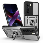 Cover per fotocamera scorrevole Custodia per telefono PC ibrida in TPU, For Realme P3 Pro 5G, For Realme C75 4G / 14x 5G Global, For Realme 13+ 5G