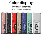 Cover per fotocamera scorrevole Custodia per telefono PC ibrida in TPU, For Realme P3 Pro 5G, For Realme C75 4G / 14x 5G Global, For Realme 13+ 5G