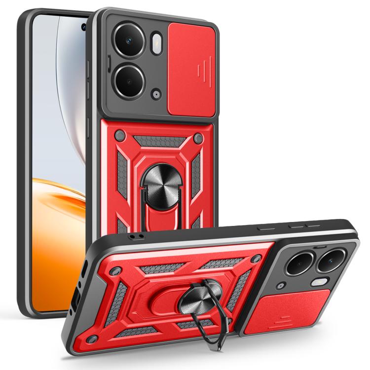 Cover per fotocamera scorrevole Custodia per telefono PC ibrida in TPU, For Realme 15T 5G, For Realme C71 4G, For Realme Neo7x / P3 5G