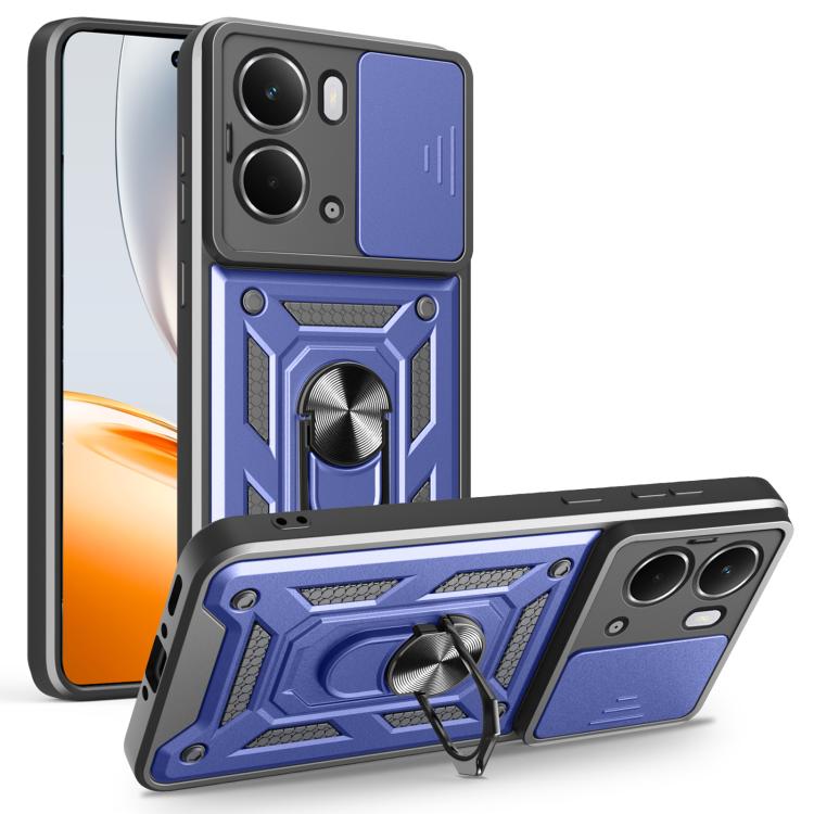 Cover per fotocamera scorrevole Custodia per telefono PC ibrida in TPU, For Realme 15T 5G, For Realme C71 4G, For Realme Neo7x / P3 5G