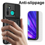 Cover per fotocamera scorrevole Custodia per telefono PC ibrida in TPU, For Realme 5 Pro, For Realme 5