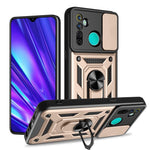 Cover per fotocamera scorrevole Custodia per telefono PC ibrida in TPU, For Realme 5 Pro, For Realme 5