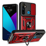 Cover per fotocamera scorrevole Custodia per telefono PC ibrida in TPU, For Realme 5 Pro, For Realme 5