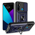 Cover per fotocamera scorrevole Custodia per telefono PC ibrida in TPU, For Realme 5 Pro, For Realme 5