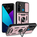 Cover per fotocamera scorrevole Custodia per telefono PC ibrida in TPU, For Realme 5 Pro, For Realme 5