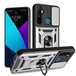 Cover per fotocamera scorrevole Custodia per telefono PC ibrida in TPU, For Realme 5 Pro, For Realme 5