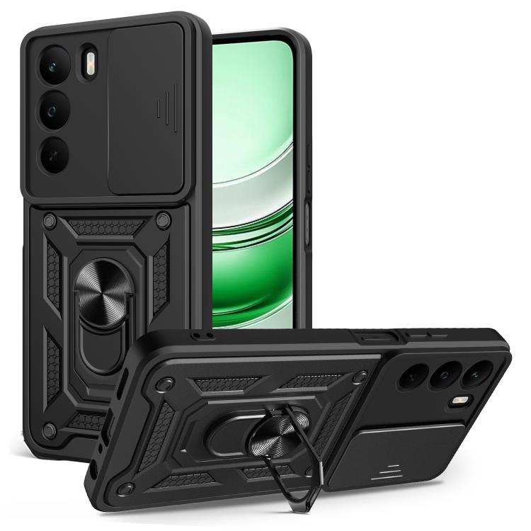 Cover per fotocamera scorrevole Custodia per telefono PC ibrida in TPU, For Realme 15T 5G, For Realme C71 4G, For Realme Neo7x / P3 5G