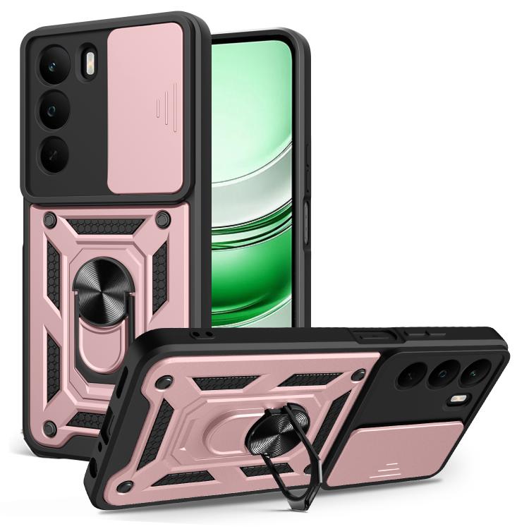 Cover per fotocamera scorrevole Custodia per telefono PC ibrida in TPU, For Realme 15T 5G, For Realme C71 4G, For Realme Neo7x / P3 5G