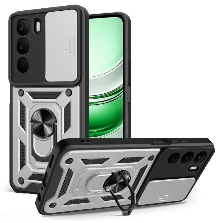 Cover per fotocamera scorrevole Custodia per telefono PC ibrida in TPU, For Realme 15T 5G, For Realme C71 4G, For Realme Neo7x / P3 5G