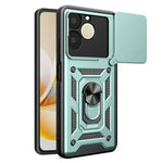 Cover per fotocamera scorrevole Custodia per telefono PC ibrida in TPU, For Realme C71 India / Note 70T 4G, For Realme 15x 5G India / C85 5G, For Realme C85 Pro 5G India