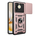 Cover per fotocamera scorrevole Custodia per telefono PC ibrida in TPU, For Realme C71 India / Note 70T 4G, For Realme 15x 5G India / C85 5G, For Realme C85 Pro 5G India