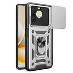 Cover per fotocamera scorrevole Custodia per telefono PC ibrida in TPU, For Realme C71 India / Note 70T 4G, For Realme 15x 5G India / C85 5G, For Realme C85 Pro 5G India