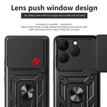 Cover per fotocamera scorrevole Custodia per telefono PC ibrida in TPU, For Realme 15T 5G, For Realme C71 4G, For Realme Neo7x / P3 5G