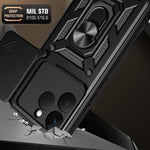 Cover per fotocamera scorrevole Custodia per telefono PC ibrida in TPU, For Realme 15T 5G, For Realme C71 4G, For Realme Neo7x / P3 5G
