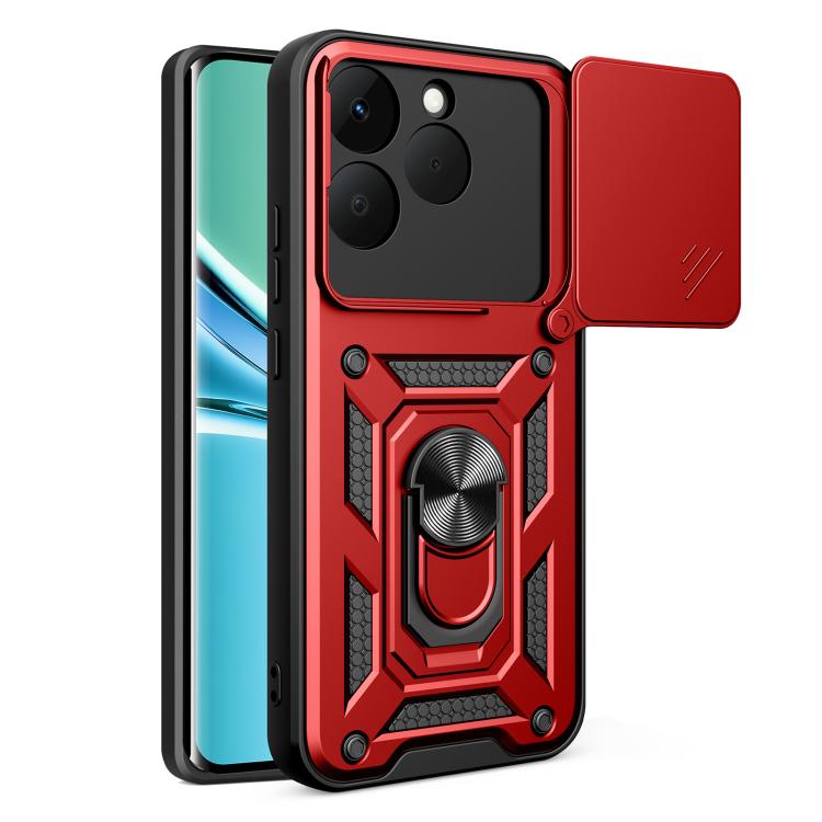 Cover per fotocamera scorrevole Custodia per telefono PC ibrida in TPU, For Realme 15T 5G, For Realme C71 4G, For Realme Neo7x / P3 5G