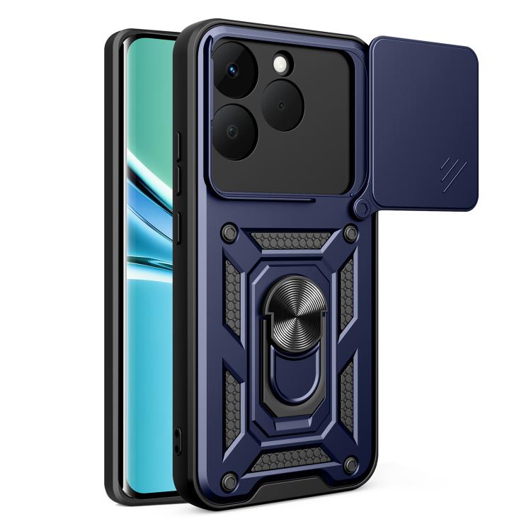 Cover per fotocamera scorrevole Custodia per telefono PC ibrida in TPU, For Realme 15T 5G, For Realme C71 4G, For Realme Neo7x / P3 5G