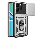 Cover per fotocamera scorrevole Custodia per telefono PC ibrida in TPU, For Realme 15T 5G, For Realme C71 4G, For Realme Neo7x / P3 5G