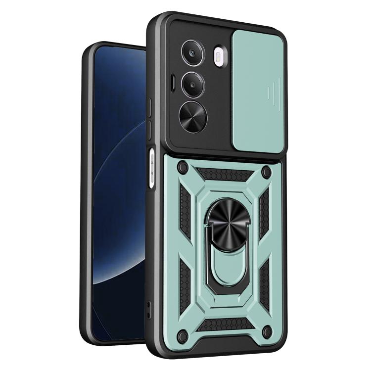 Cover per fotocamera scorrevole Custodia per telefono PC ibrida in TPU, For Realme 16 Pro+ 5G Global, For Realme 16 Pro / 16 Pro+ 5G, For Realme P4x 5G India