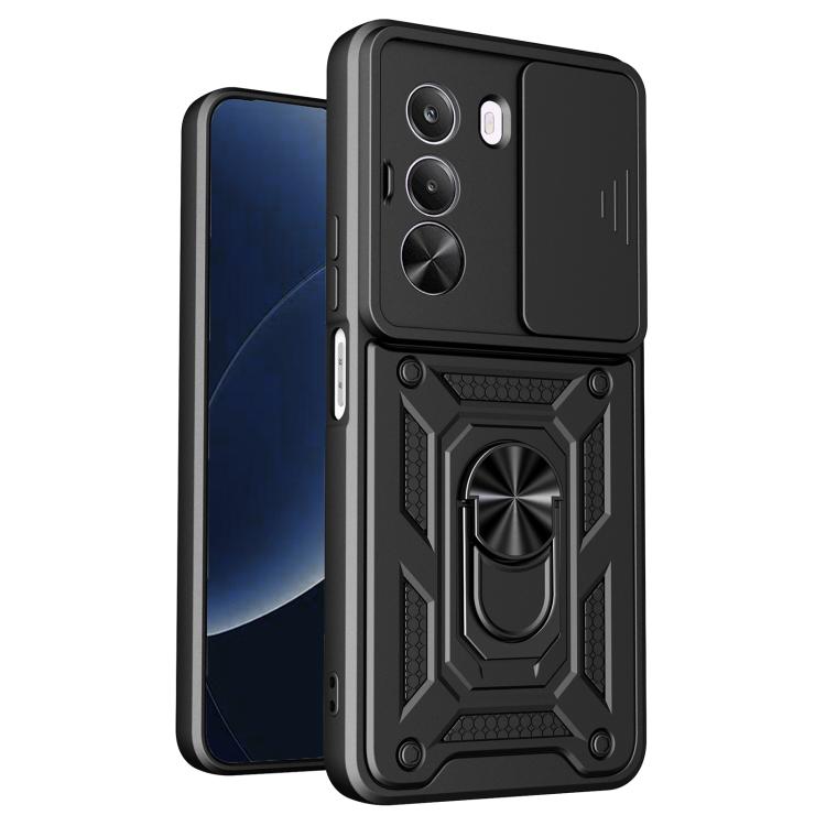 Cover per fotocamera scorrevole Custodia per telefono PC ibrida in TPU, For Realme 16 Pro+ 5G Global, For Realme 16 Pro / 16 Pro+ 5G, For Realme P4x 5G India
