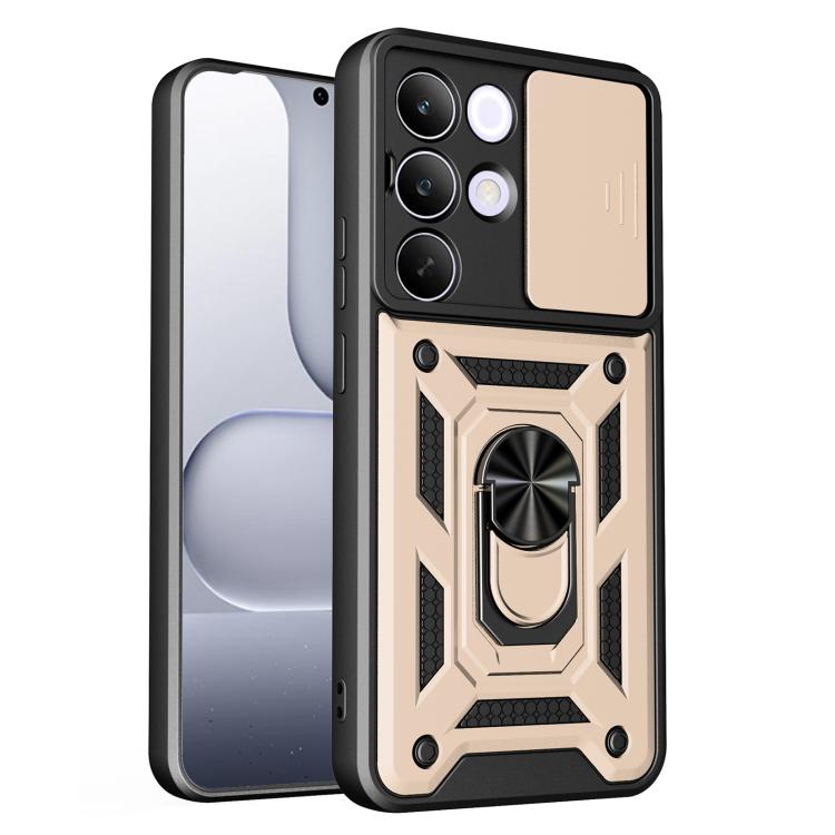 Cover per fotocamera scorrevole Custodia per telefono PC ibrida in TPU, For Realme C71 India / Note 70T 4G, For Realme 15x 5G India / C85 5G, For Realme C85 Pro 5G India