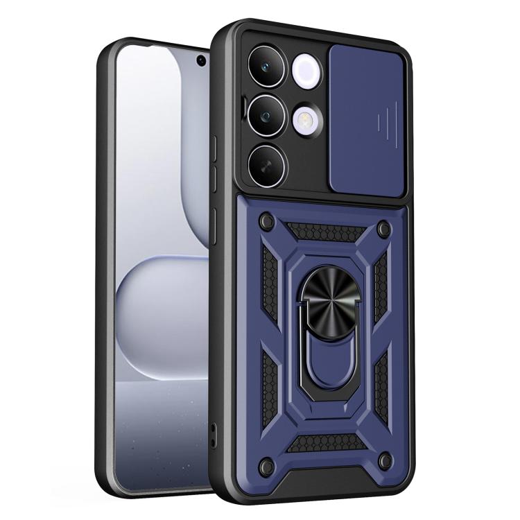 Cover per fotocamera scorrevole Custodia per telefono PC ibrida in TPU, For Realme C71 India / Note 70T 4G, For Realme 15x 5G India / C85 5G, For Realme C85 Pro 5G India