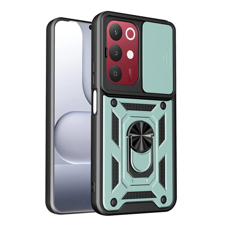 Cover per fotocamera scorrevole Custodia per telefono PC ibrida in TPU, For Realme C71 India / Note 70T 4G, For Realme 15x 5G India / C85 5G, For Realme C85 Pro 5G India