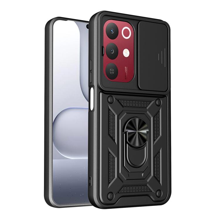 Cover per fotocamera scorrevole Custodia per telefono PC ibrida in TPU, For Realme C71 India / Note 70T 4G, For Realme 15x 5G India / C85 5G, For Realme C85 Pro 5G India