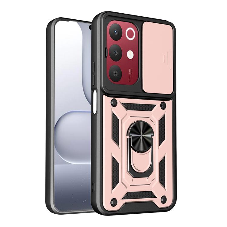 Cover per fotocamera scorrevole Custodia per telefono PC ibrida in TPU, For Realme C71 India / Note 70T 4G, For Realme 15x 5G India / C85 5G, For Realme C85 Pro 5G India