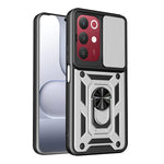 Cover per fotocamera scorrevole Custodia per telefono PC ibrida in TPU, For Realme C71 India / Note 70T 4G, For Realme 15x 5G India / C85 5G, For Realme C85 Pro 5G India