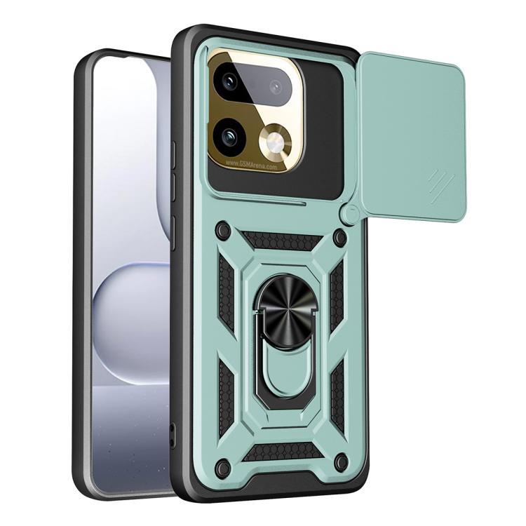 Cover per fotocamera scorrevole Custodia per telefono PC ibrida in TPU, For Realme 16 Pro+ 5G Global, For Realme 16 Pro / 16 Pro+ 5G, For Realme P4x 5G India