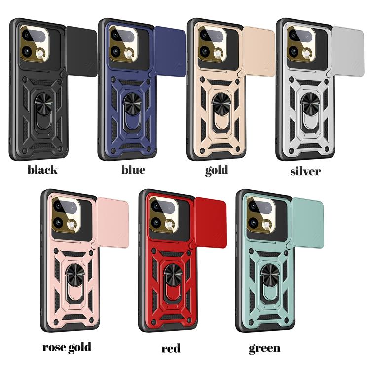 Cover per fotocamera scorrevole Custodia per telefono PC ibrida in TPU, For Realme 16 Pro+ 5G Global, For Realme 16 Pro / 16 Pro+ 5G, For Realme P4x 5G India
