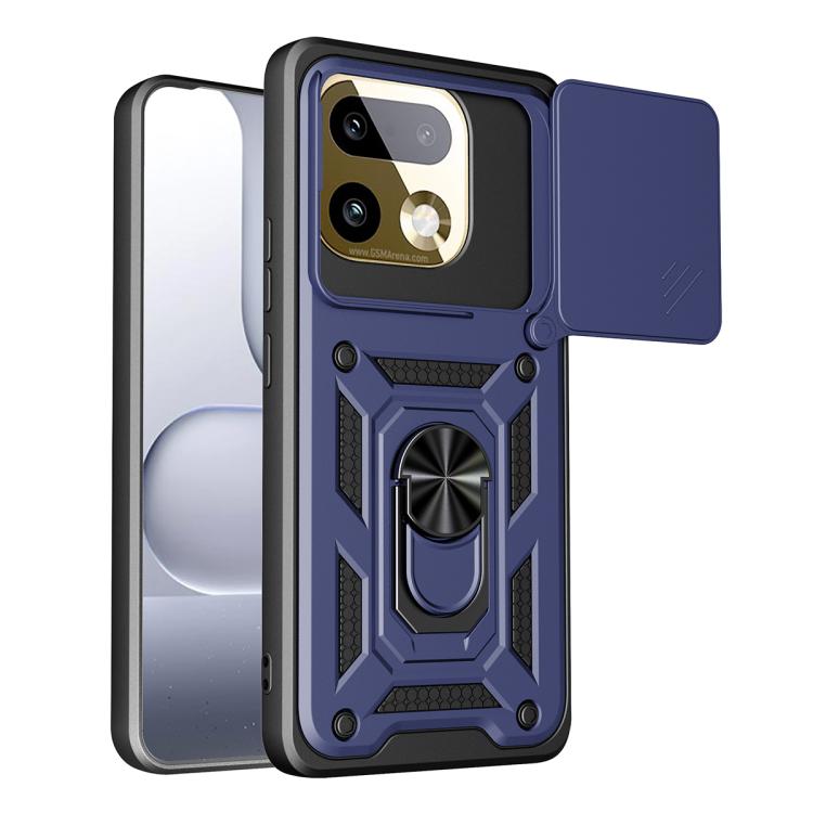 Cover per fotocamera scorrevole Custodia per telefono PC ibrida in TPU, For Realme 16 Pro+ 5G Global, For Realme 16 Pro / 16 Pro+ 5G, For Realme P4x 5G India