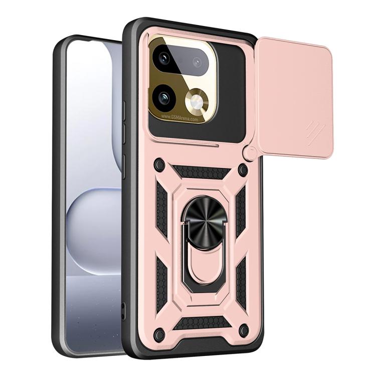 Cover per fotocamera scorrevole Custodia per telefono PC ibrida in TPU, For Realme 16 Pro+ 5G Global, For Realme 16 Pro / 16 Pro+ 5G, For Realme P4x 5G India