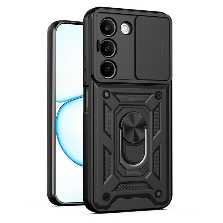 Cover per fotocamera scorrevole Custodia per telefono PC ibrida in TPU, For Realme P4 Power 5G, For Realme C83 5G, For Realme 16 5G