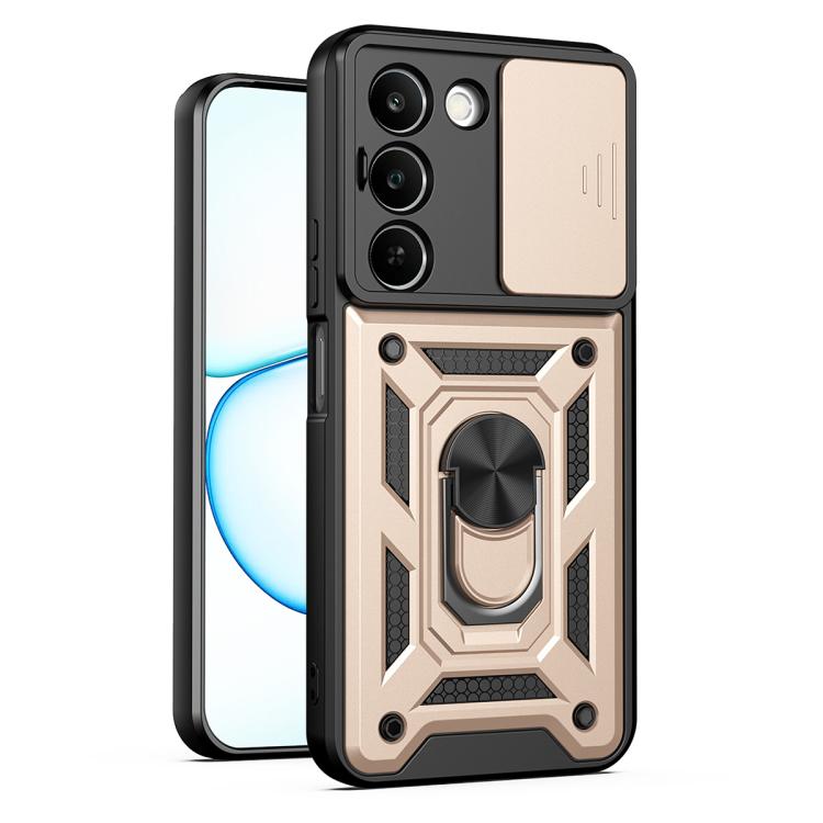 Cover per fotocamera scorrevole Custodia per telefono PC ibrida in TPU, For Realme P4 Power 5G, For Realme C83 5G, For Realme 16 5G