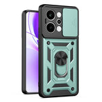 Cover per fotocamera scorrevole Custodia per telefono PC ibrida in TPU, For Realme P4 Power 5G, For Realme C83 5G, For Realme 16 5G