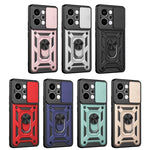 Cover per fotocamera scorrevole Custodia per telefono PC ibrida in TPU, For Realme P4 Power 5G, For Realme C83 5G, For Realme 16 5G