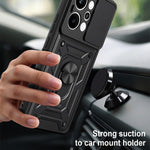 Cover per fotocamera scorrevole Custodia per telefono PC ibrida in TPU, For Realme P4 Power 5G, For Realme C83 5G, For Realme 16 5G
