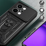 Cover per fotocamera scorrevole Custodia per telefono PC ibrida in TPU, For Realme P4 Power 5G, For Realme C83 5G, For Realme 16 5G
