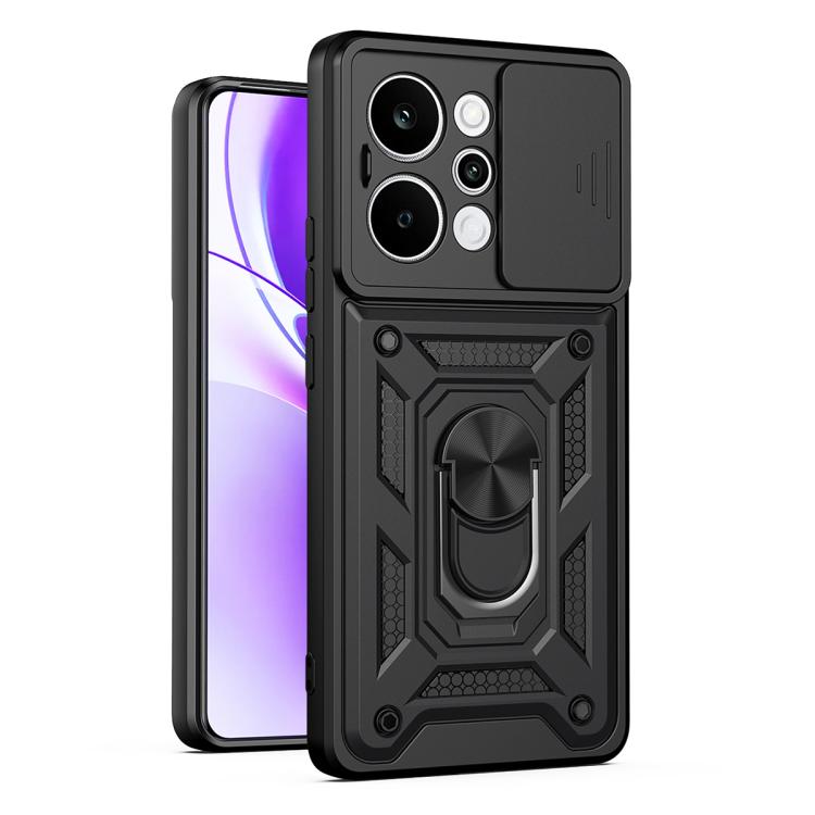 Cover per fotocamera scorrevole Custodia per telefono PC ibrida in TPU, For Realme P4 Power 5G, For Realme C83 5G, For Realme 16 5G
